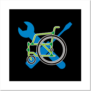 Wheelchair Service Icon Posters and Art